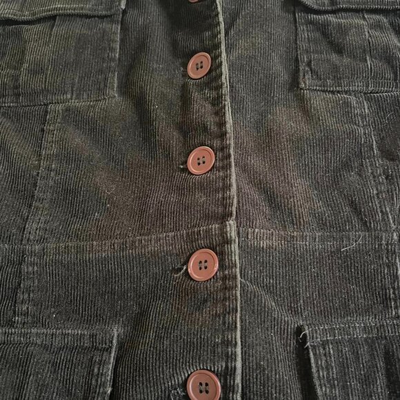 Size XL Havanna Jack's Cafe Retro Brown Corduroy Button Down Jacket - Picture 3 of 10